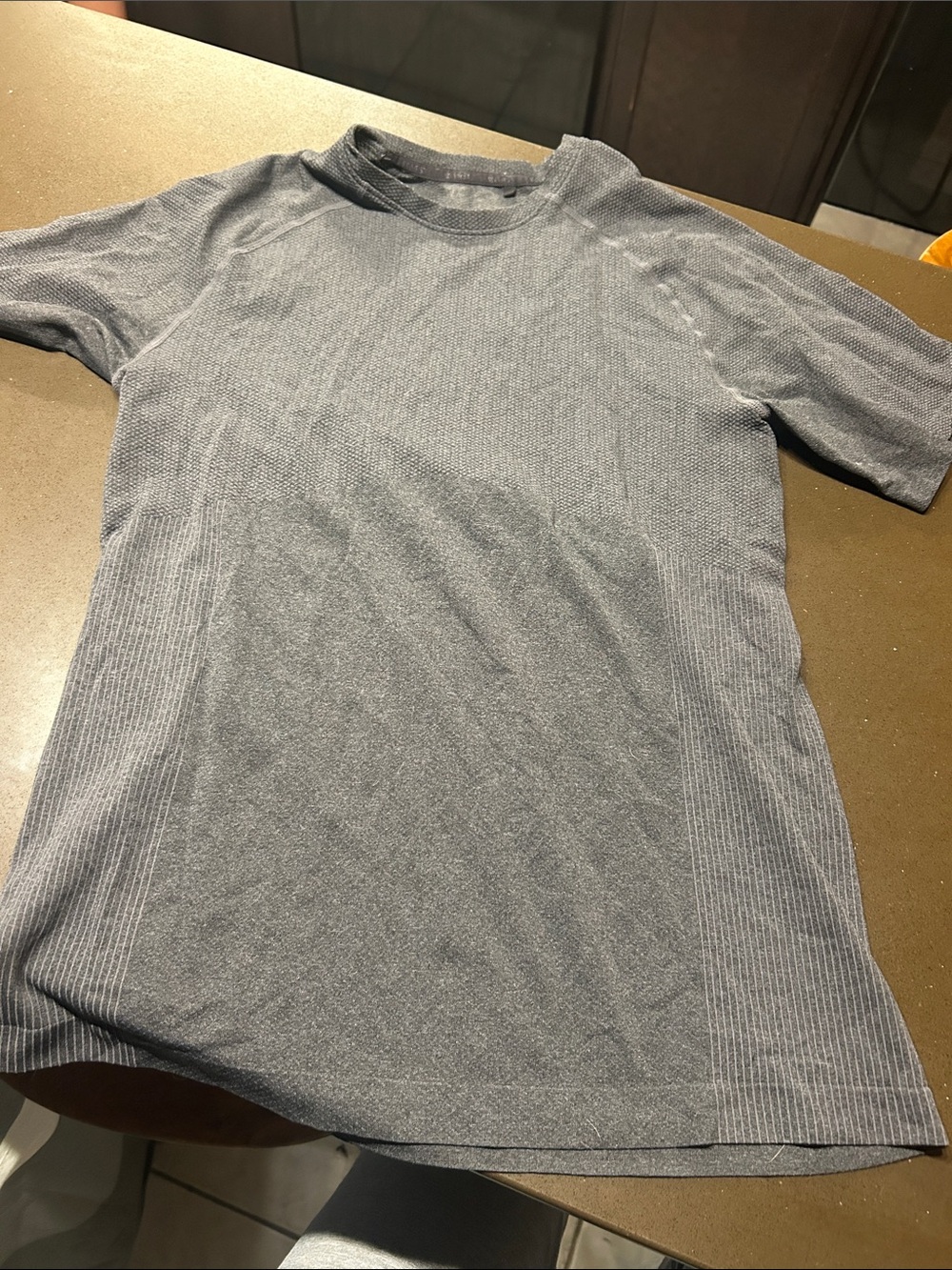 Men's Heather Gray Short-Sleeve Performance Tee